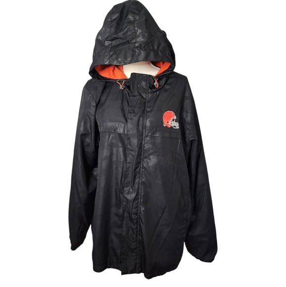 Nfl Cleveland Browns Camo Design Athletic Full Zip Windbreaker Size XL‎ - Picture 1 of 7